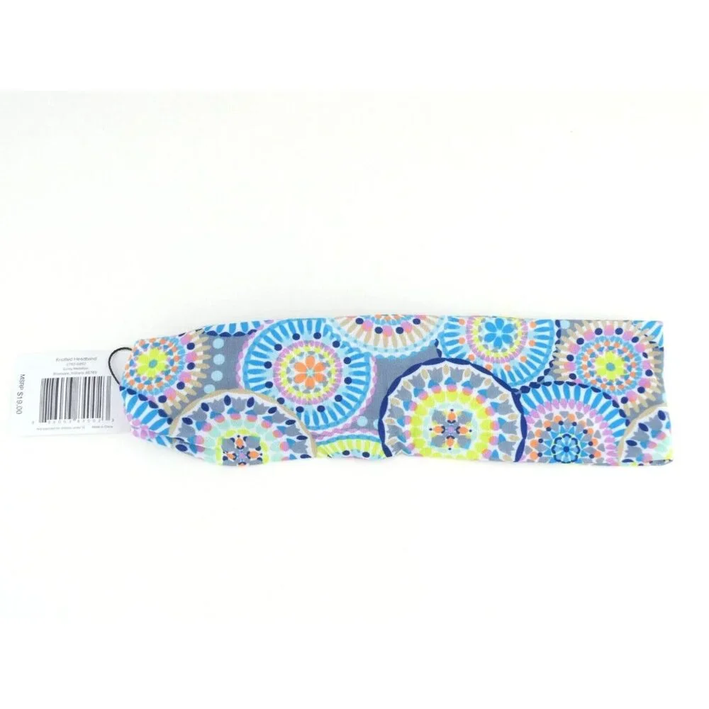 Vera Bradley Sunny Medallion Knotted Headband NWT